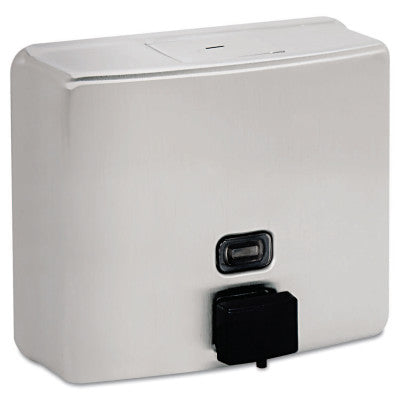 ConturaSeries Surface-Mounted Soap Dispenser, 40oz, Stainless Steel Satin