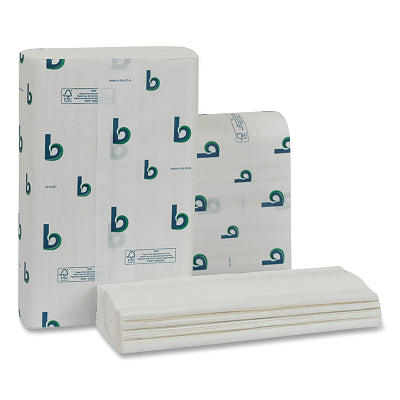 TOWEL MULIFLD 250/PK WH
