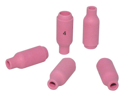 Alumina Nozzle TIG Cup, 1/4", Size 4, For Torch 17, 18, 26, Standard