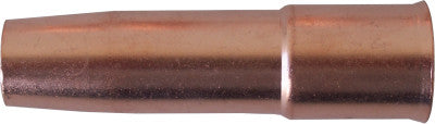Short-Stop MIG Gun Nozzles, 1/2 in Bore, 1/8 in Recess, Short-Stop