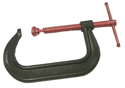 Forged C-Clamp, 6 5/16 in Throat Depth, 12 in L