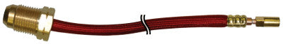 Power Cables, For 20, 24W & 25 Torches, 12 1/2 ft, Nylon Braided Rubber Hose