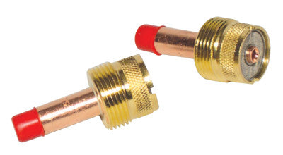 Gas Lense Collet Bodies, Size 1/16 in, Nozzle Size 6, Used on Torches 17; 18; 26