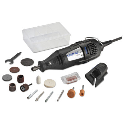 200 Series Rotary Tools, 15 Accessories; Case; Mower Blade Sharpening Attachment