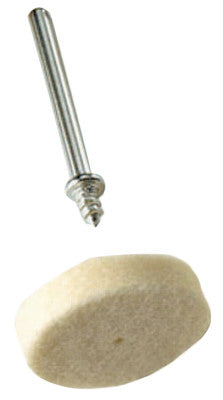 Felt Polishing Wheels and Cones, 1 in, Felt