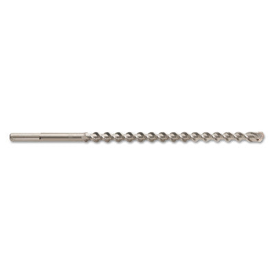 SDS-max Wild-Bore Multi-Cutter X-Head Spiral Drill Bits, 16 in, 7/8 in Dia.