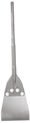 SDS-max Hammer Steels, 6 in, Floor Scraper