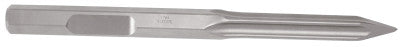 Hex Drive Hammer Steels, 1/8 in x 16 in, Starpoint, Self-Sharpening