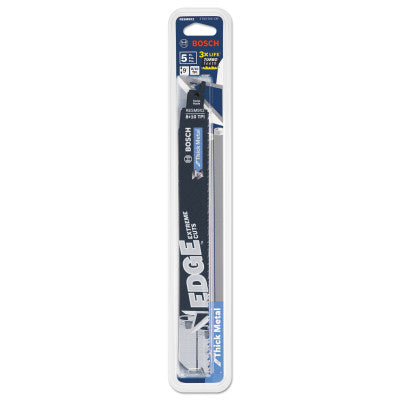 Edge Reciprocating Saw Blades, 9 in x 2.06 in, 8/10 TPI, Universal Shank