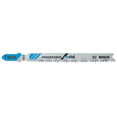 Progressor Series T123X Jigsaw Blade for Metal, 4 in, 10-24 TPI