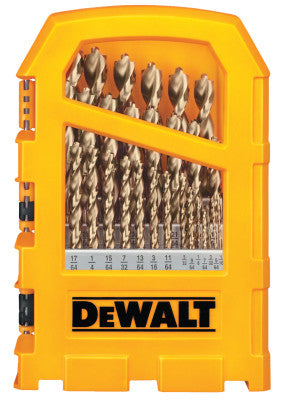 Pilot Point 29-Piece Gold Ferrous Oxide Drill Bit Sets, 1/16 in - 1/2 in