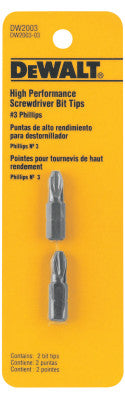 Screwdriver Bits, #3, 1 in