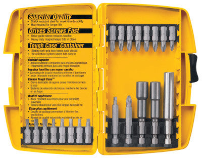 21 Piece Screwdriving Set with Tough Case