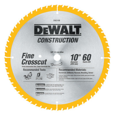 10" 60T CARBIDE CIRCULAR