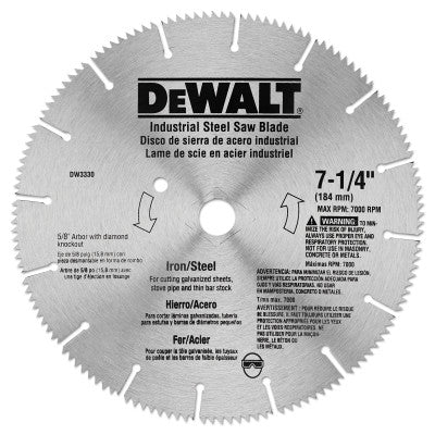 Steel Circular Saw Blades, 7 1/4 in, 16 Teeth
