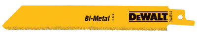 Medium Grit Reciprocating Saw Blades, 6 in, Coarse