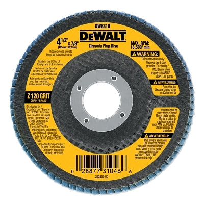 4-1/2" X 7/8" 120G TYPE29 HP FLAP DISC