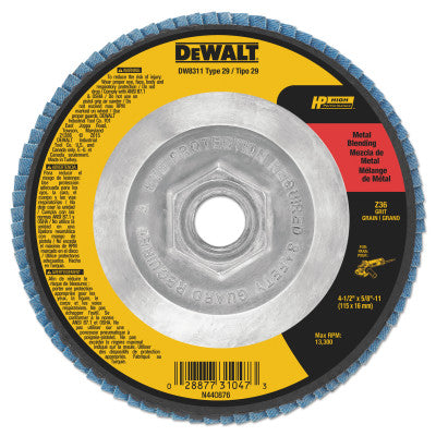 4-1/2"X5/8"-11 36GRIT ZIRCONIA FLAP DISC WHEEL