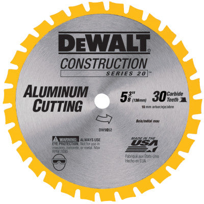 Cordless Construction Saw Blades, 5 3/8 in, 30 Teeth