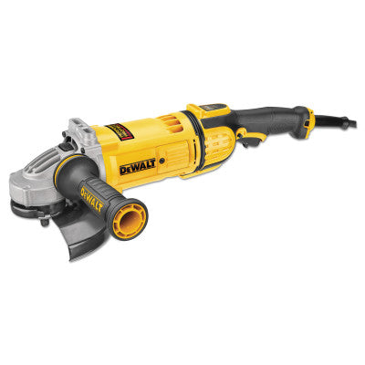 4.9HP Large Angle Grinders, 7 in Dia, 15 A, 8,500 rpm, Lock-On; Trigger