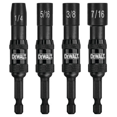IMPACT READY Pivoting Nut Drivers, 1/4 in, 3/8 in, 5/16 in, 7/16 in