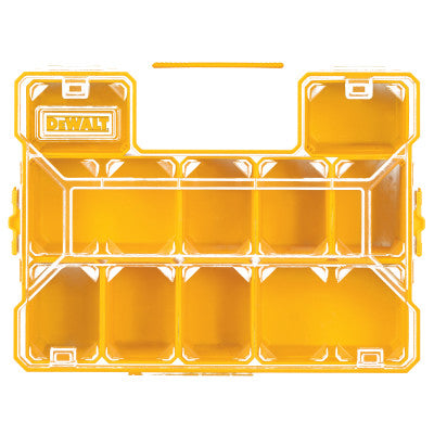 Deep Pro Organizers, 13 1/8 in x 14 in x 4 1/2 in, Plastic, Black/Yellow