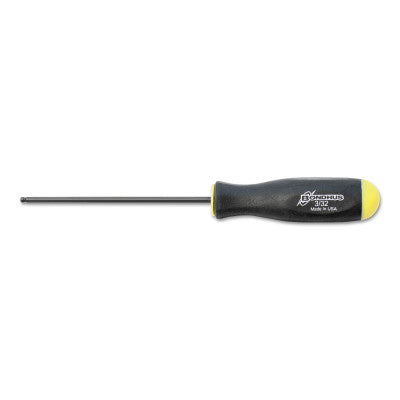 Balldriver Hex Screwdrivers, 3/32 in, 5.2 in Long