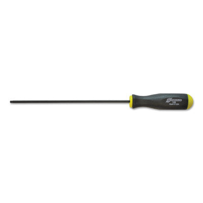 Balldriver Long Hex Screwdrivers, 1/8 in, 9.9 in Long