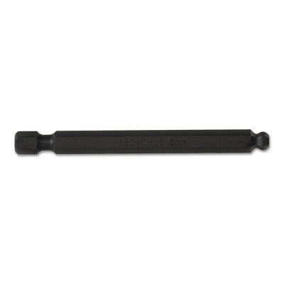 Balldriver Power Bits, 5 mm, 1/4 in Drive, 3 in