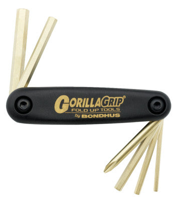 GorillaGrip Fold-Ups, 6 per fold-up, Hex; Phillips Tip