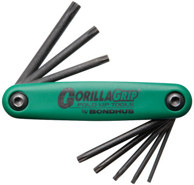 GorillaGrip Fold-Ups, 8 per fold-up, Torx Tip, Torx, T9-T40
