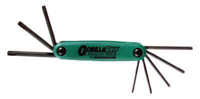 SET OF 8 TORX FOLD UP WRENCHES