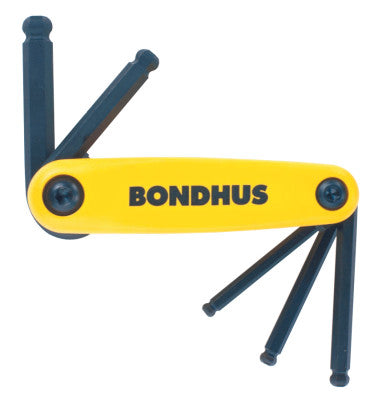 GorillaGrip Ballpoint Fold-Ups, 5 per fold-up, Hex Ball Tip, Inch