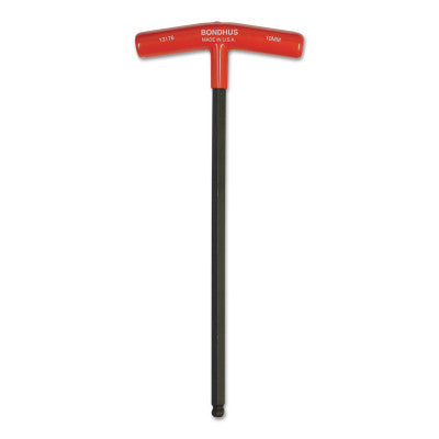 Balldriver T-Handle Hex Keys, 10 mm, 12.1 in Long