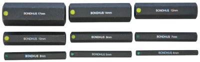 9PC MM PROHOLD SOCKET BIT SET 2"