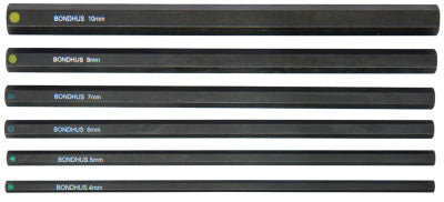 6PC MM PROHOLD SOCKET BIT SET 6"