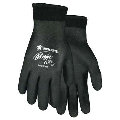 Ninja Ice Gloves, Medium, Black, 9.84 in, Fully Coated