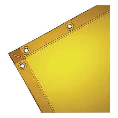 14MIL TRANSPARENT VINYLCURTAIN GOLD 6' X 4'