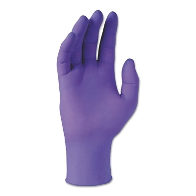 (BOX/100) PURPLE NITRILE EXAM GLOVES XS PF TEX