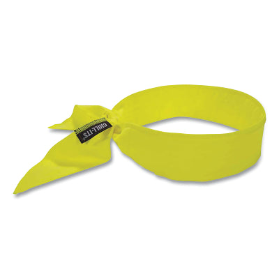 6702 LIME EVAP COOLING BANDANA EMB POLYMERS TIE