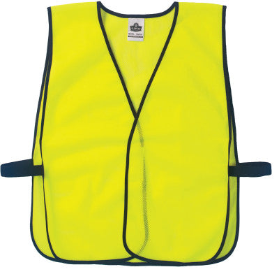 GloWear Non-Certified Vests, 8010HL, One Size, Lime