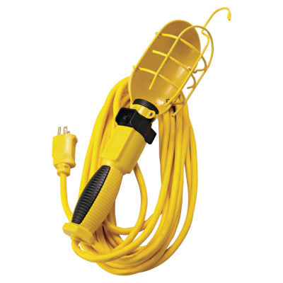 50' YELLOW POLAR/SOLAR TROUBLE LIGHT W/METAL GUA