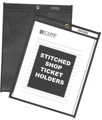 SHOP TICKET HOLDERS CLEAR- 8½ X 11