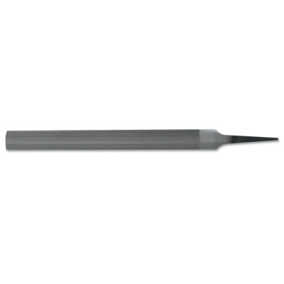 Machinists Boxed Half-Round Files, 8 in, Bastard Cut, Curved/Flat Single Cut