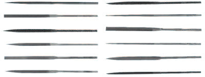 6-1/4" #2 FLAT NEEDLE FILE