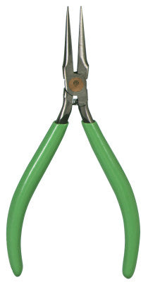 Fine Point Needle Nose Pliers, Needle Nose, 5 in Long, 1 3/6 in Jaw