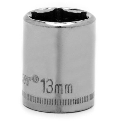 6 Point Standard Metric Sockets, 1/4 in Dr, 6 mm Opening