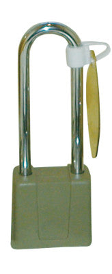 66R HUSKI Padlocks, 1/4 in Diam., 2 3/4 in L X 3/4 in W