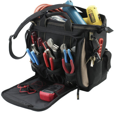 Soft Side Tool Bags, 33 Compartments, 13 in X 7 in