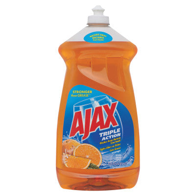 Dish Detergent, Liquid, Antibacterial, Orange, 52 oz, Bottle